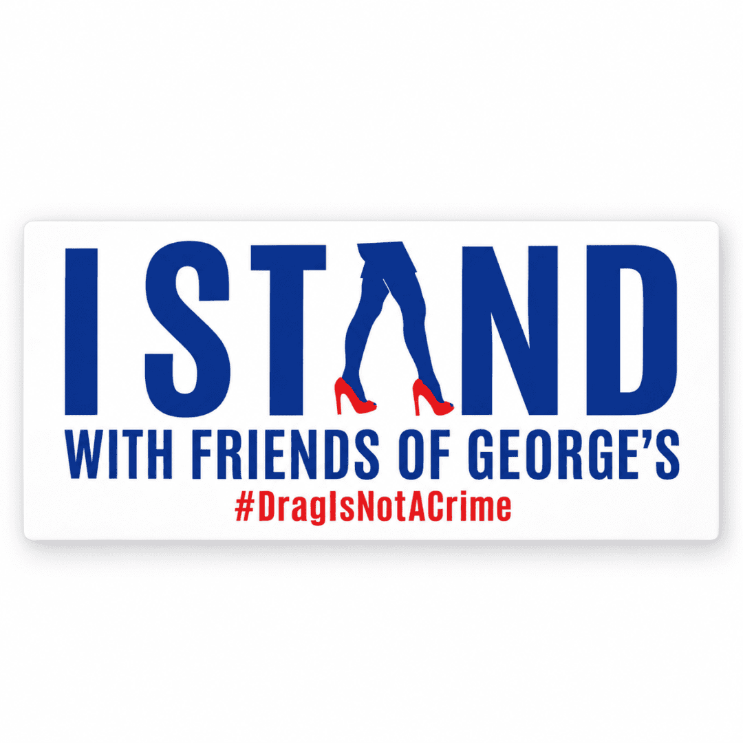 I Stand wth Friends of George’s Sticker