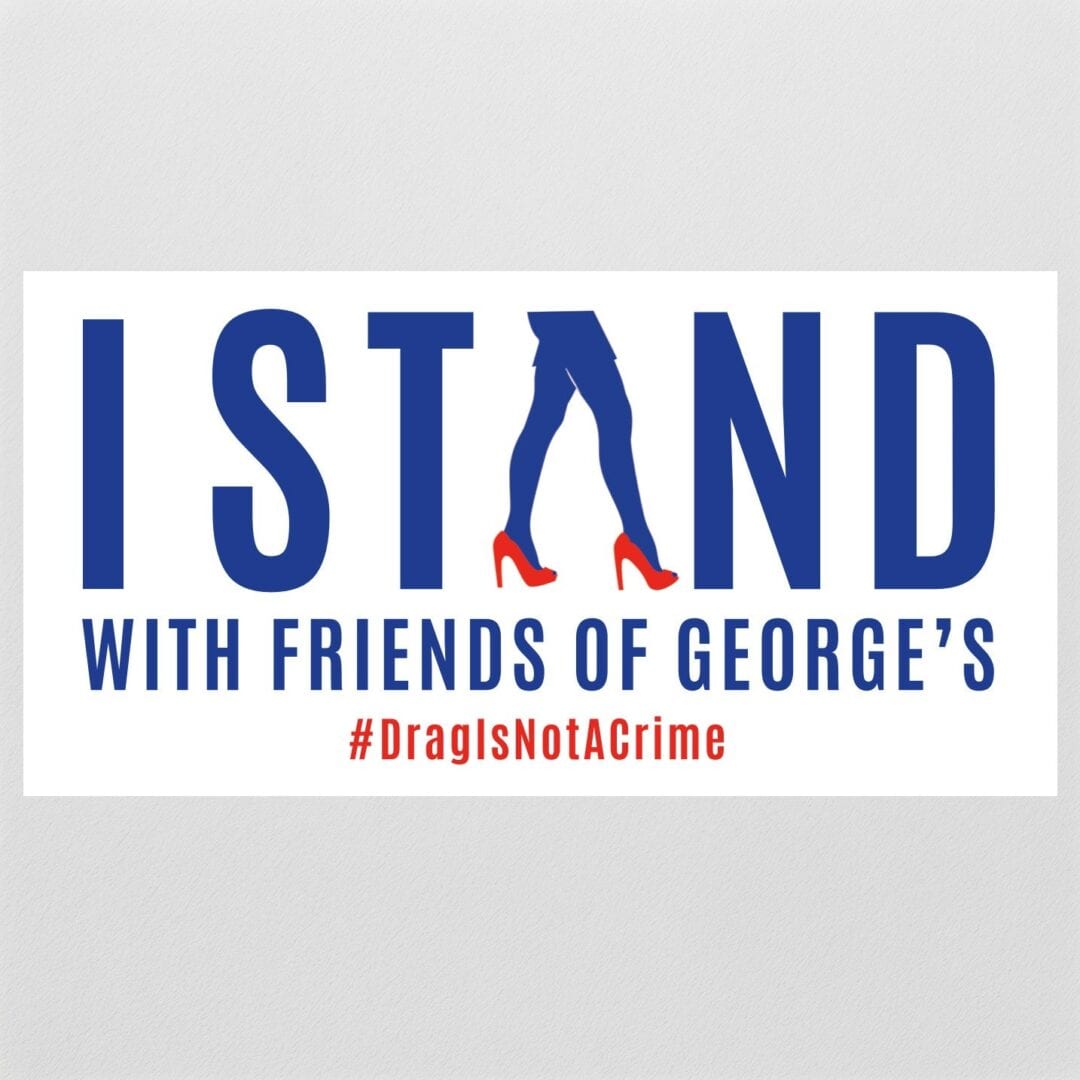 I Stand wth Friends of George’s Sticker